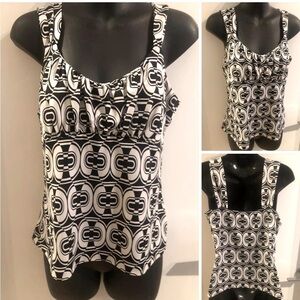 3/$25 WHITE HOUSE BLACK MARKET M Black & white